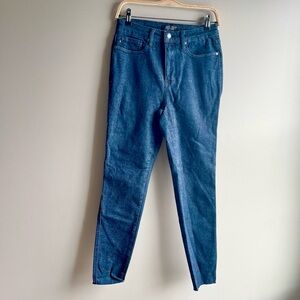 Judy Blue Raw Edge Skinny Jeans - Dark Blue Size 7/28